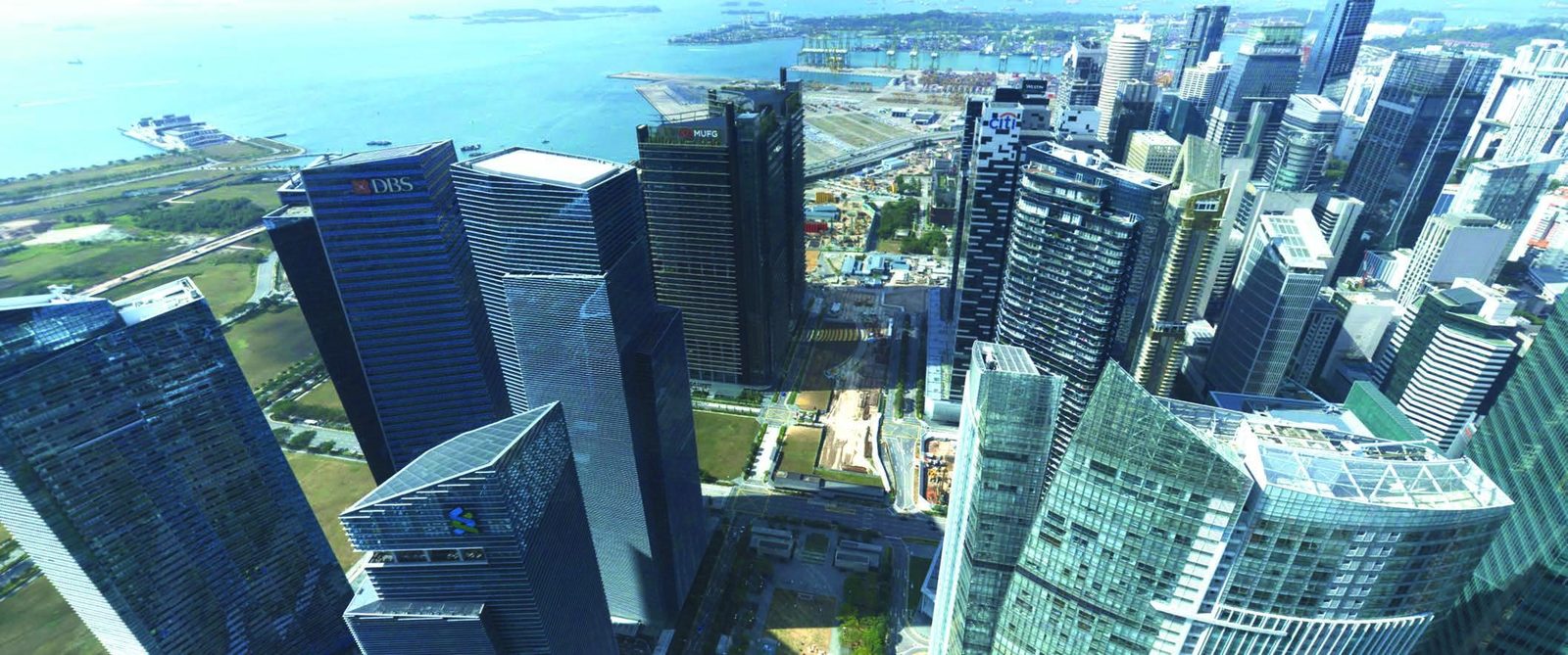 The city skyline to the east (artist’s impression)