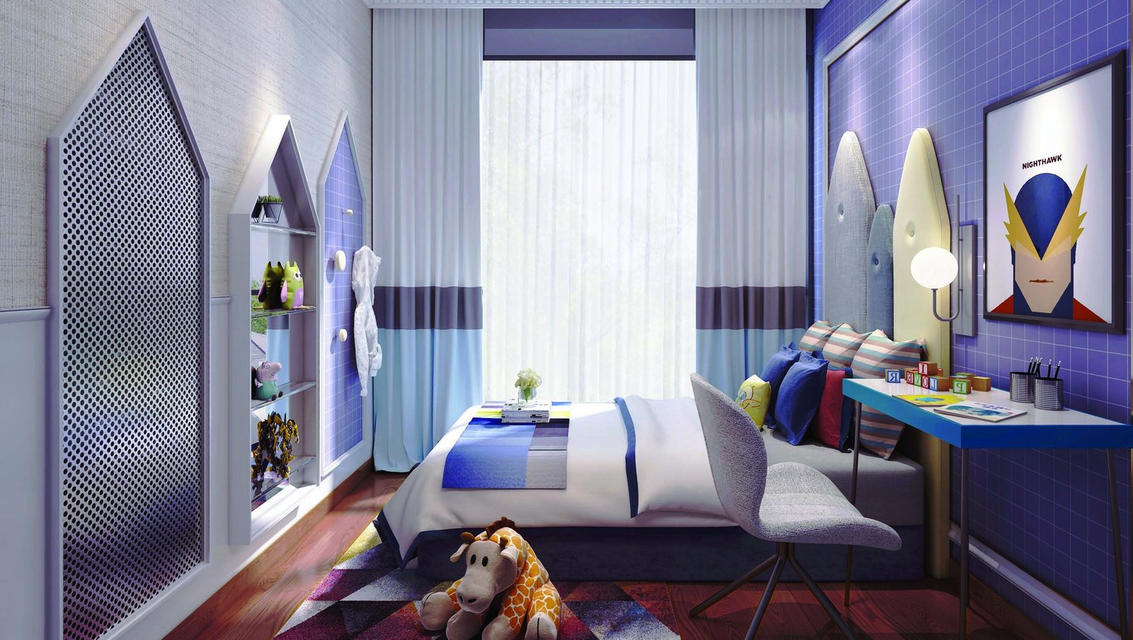 Children’s bedroom (artist’s impression)